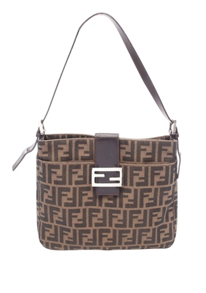 Fendi Pre-Owned 2000-2010 Zucca Canvas shoulder bag - Brown