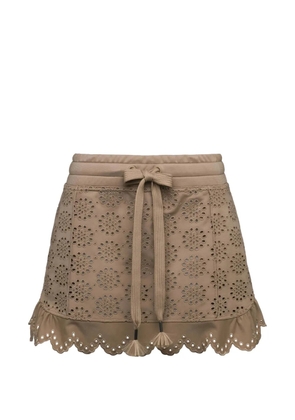 PUMA x Fenty scalloped eyelet mini skirt - Neutrals