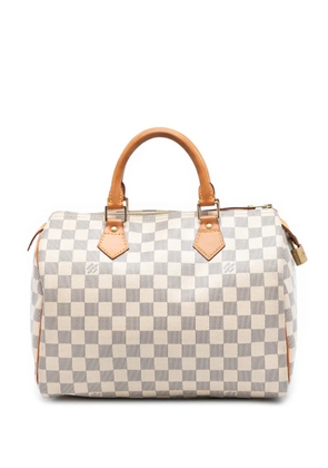 Louis Vuitton Pre-Owned 2009 Damier Azur Speedy 30 boston bag - White
