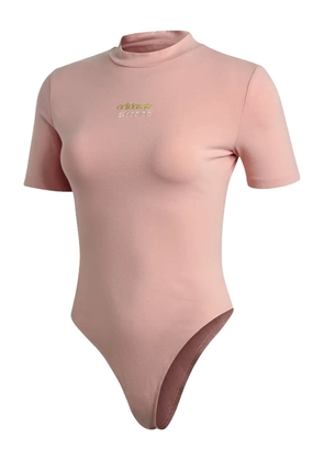 adidas R.Y.V. logo-embroidered short-sleeve bodysuit - Pink