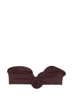 Magda Butrym rosette-detail bikini top - Red