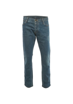 Emporio Armani Pre-Owned denim five-pocket jeans - Blue