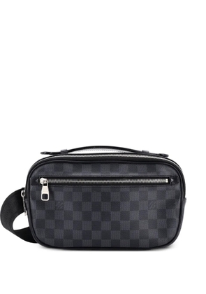 Louis Vuitton Pre-Owned Ambler Waist Bag Damier Graphite belt bag - Black