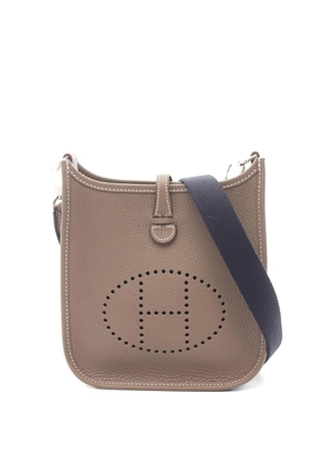 Hermès Pre-Owned 2025 TPM Evelyn Amazon perforated leather shoulder bag - Brown