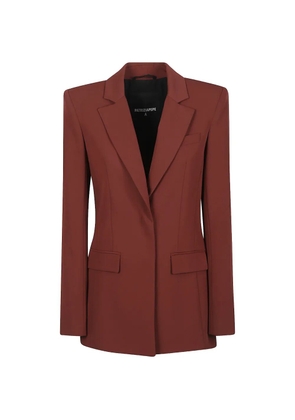 Patrizia Pepe flap-pocket tailored blazer - Brown