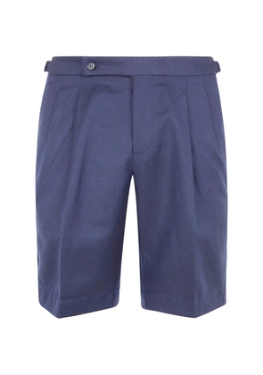 Incotex pleated short - Blue