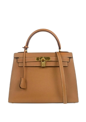 Hermès Pre-Owned 1990s 28 Kelly Courchevel two-way tote bag - Neutrals