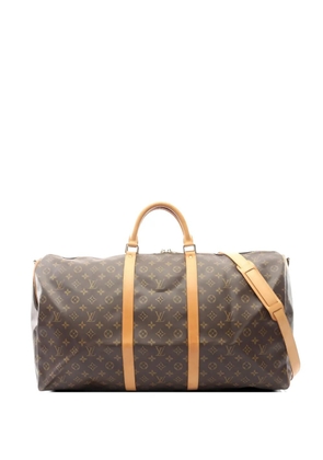 Louis Vuitton Pre-Owned 1996 60 Keepall Bandouliere Monogram travel bag - Brown