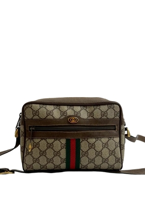 Gucci Pre-Owned 20th Century GG Supreme Web crossbody bag - Brown