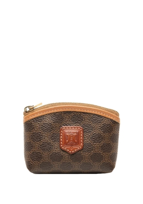 Celine Pre-Owned 1998 Macadam Coated Canvas coin pouch - Brown