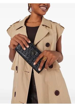 TOUS embossed zip-around wallet - Black