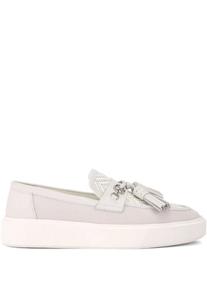Kurt Geiger London Milbank tassel-embellished loafers - White
