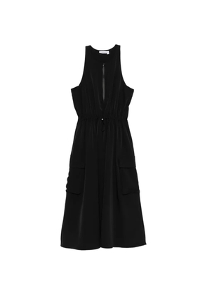 J.Lindeberg Merina drape zip dress - Black