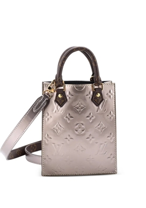 Louis Vuitton Pre-Owned Petit Sac Plat Bag Monogram Vernis with Monogram Canvas crossbody bag - Metallic