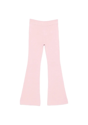 BOMPARD ribbed flared trousers - Pink