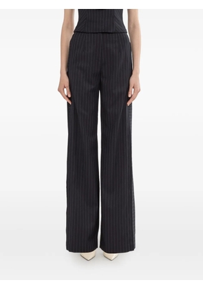 NISSA high-rise pinstripe trousers - Blue