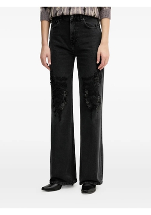 Sisley embellished jeans - Black