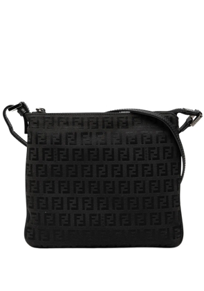 Fendi Pre-Owned 2000-2010 Zucchino Canvas crossbody bag - Black