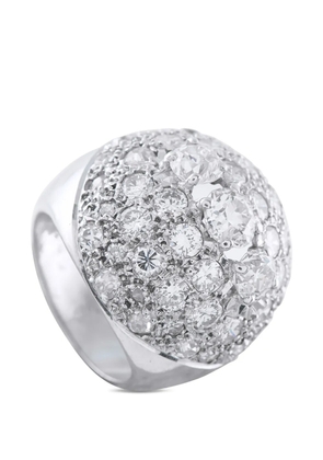 LB Exclusive diamond bombe ring - Silver