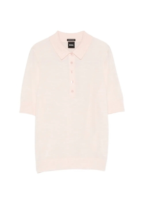 BOSS Fidenka buttoned polo shirt - Pink