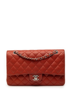CHANEL Pre-Owned 2010-2011 Medium Classic Caviar Double Flap shoulder bag - Red