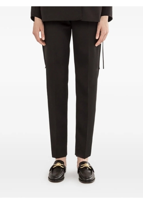 NISSA slim trousers - Black