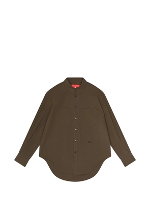 Eckhaus Latta button-down shirt - Brown