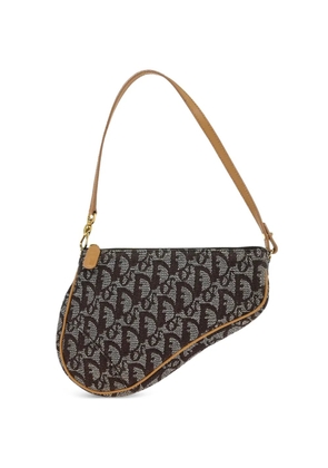 Christian Dior Pre-Owned 2001 Trotter saddle handbag - Brown