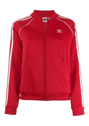 adidas Superstar striped-sleeve track jacket - Red