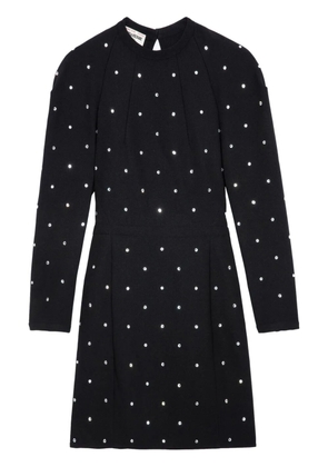 Zadig&Voltaire Racia crystal-embellished minidress - Black