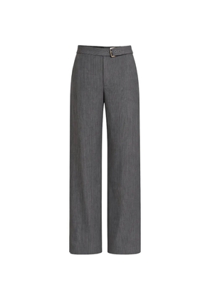 Ann Demeulemeester belted trousers - Grey