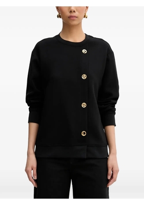 Karl Lagerfeld buttoned top - Black
