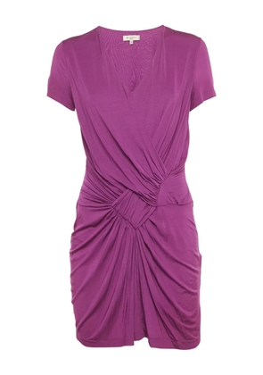 Etro Pre-Owned pleated mini dress - Purple