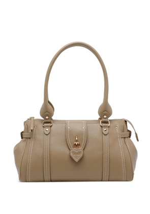 LIU JO heart-charm shoulder bag - Neutrals