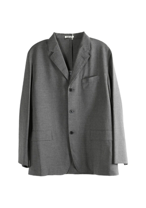 Auralee Summer Twist single-breasted blazer - Grey