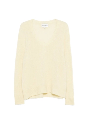BOMPARD V-neck long-sleeve sweater - Yellow