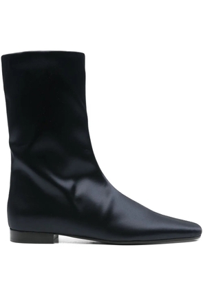 TOTEME satin ankle boots - Blue