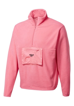 Reebok half zip fleece sweatshirt - Pink