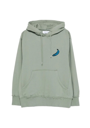 Études Studio x Andy Warhol frayed-detail hoodie - Green