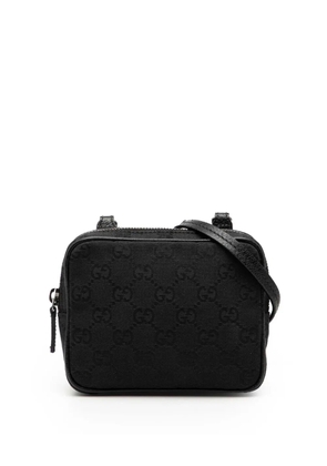 Gucci Pre-Owned 2000-2015 GG Canvas crossbody bag - Black