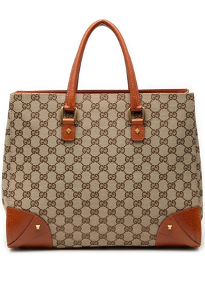 Gucci Pre-Owned 2000-2015 GG Canvas Nailhead handbag - Brown