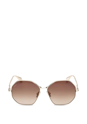 Max Mara geometric-frame sunglasses - Gold