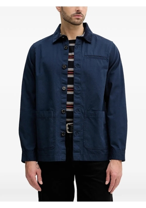 Barbour button corduroy collar jacket - Blue