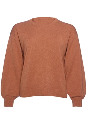 ERES Famous logo-embroidered jumper - Brown