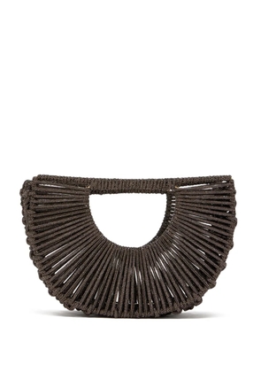 Hibourama Demetra crystal-studded tote bag - Grey