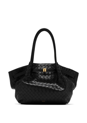 JW Pei medium Hana woven tote bag - Black