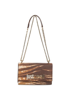 Just Cavalli tiger-print shoulder bag - Brown