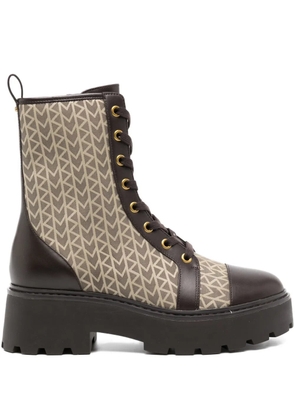 Michael Kors 50mm Blake combat boots - Brown