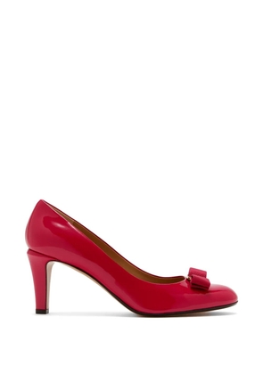 Ferragamo bow-detail pumps - Red