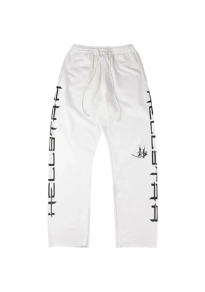 HELLSTAR drawstring track pants - White